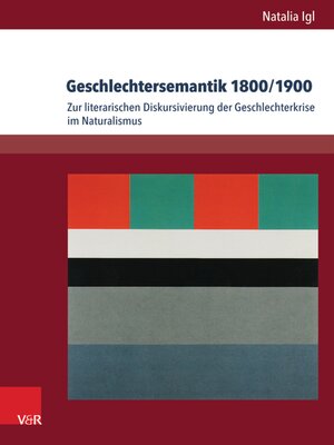 cover image of Geschlechtersemantik 1800/1900